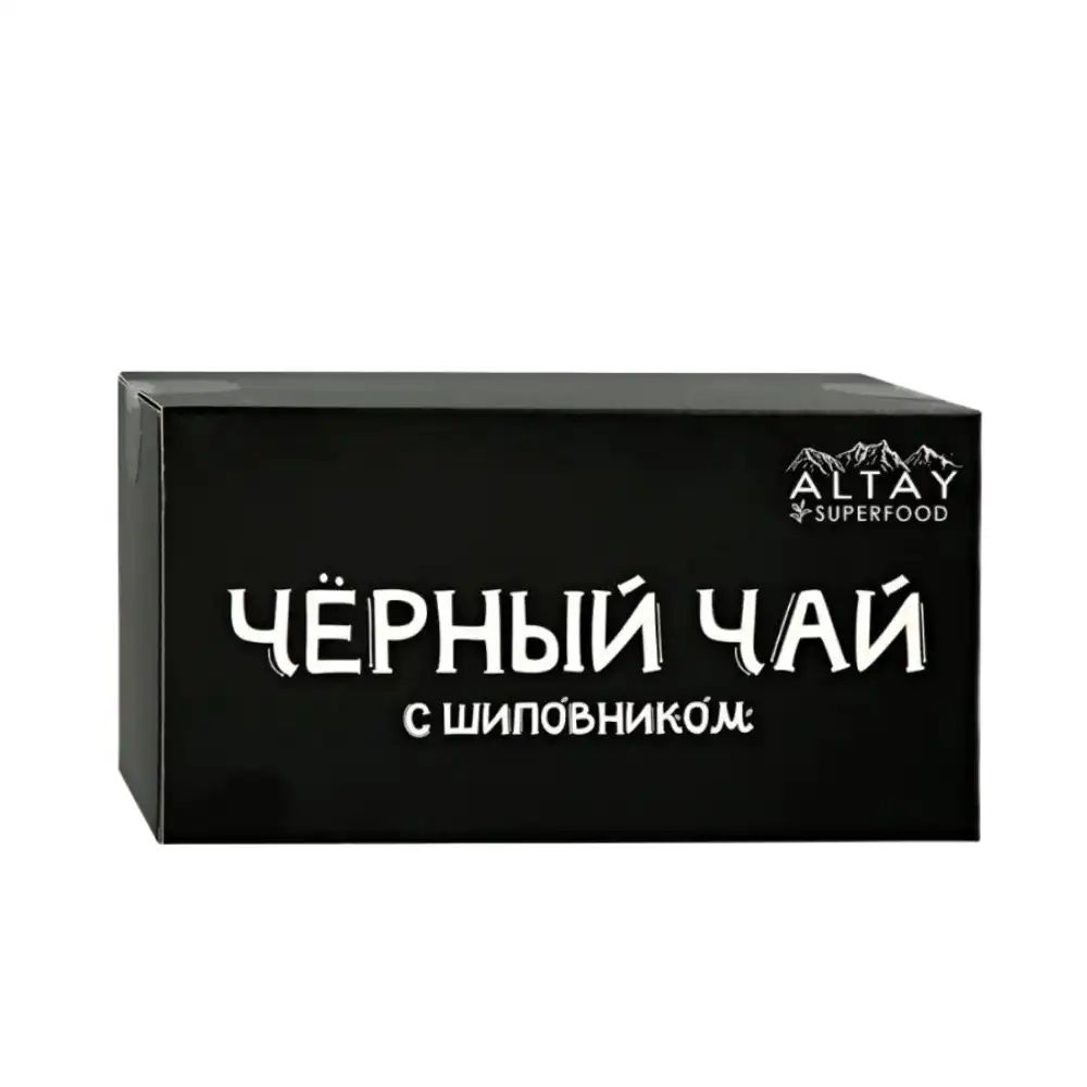 Чай Черный с Шиповником 10 пирамидок Алтай
