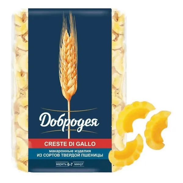 Макароны CRESTE DI GALLO Павлинчики Добродея 900гр Омск