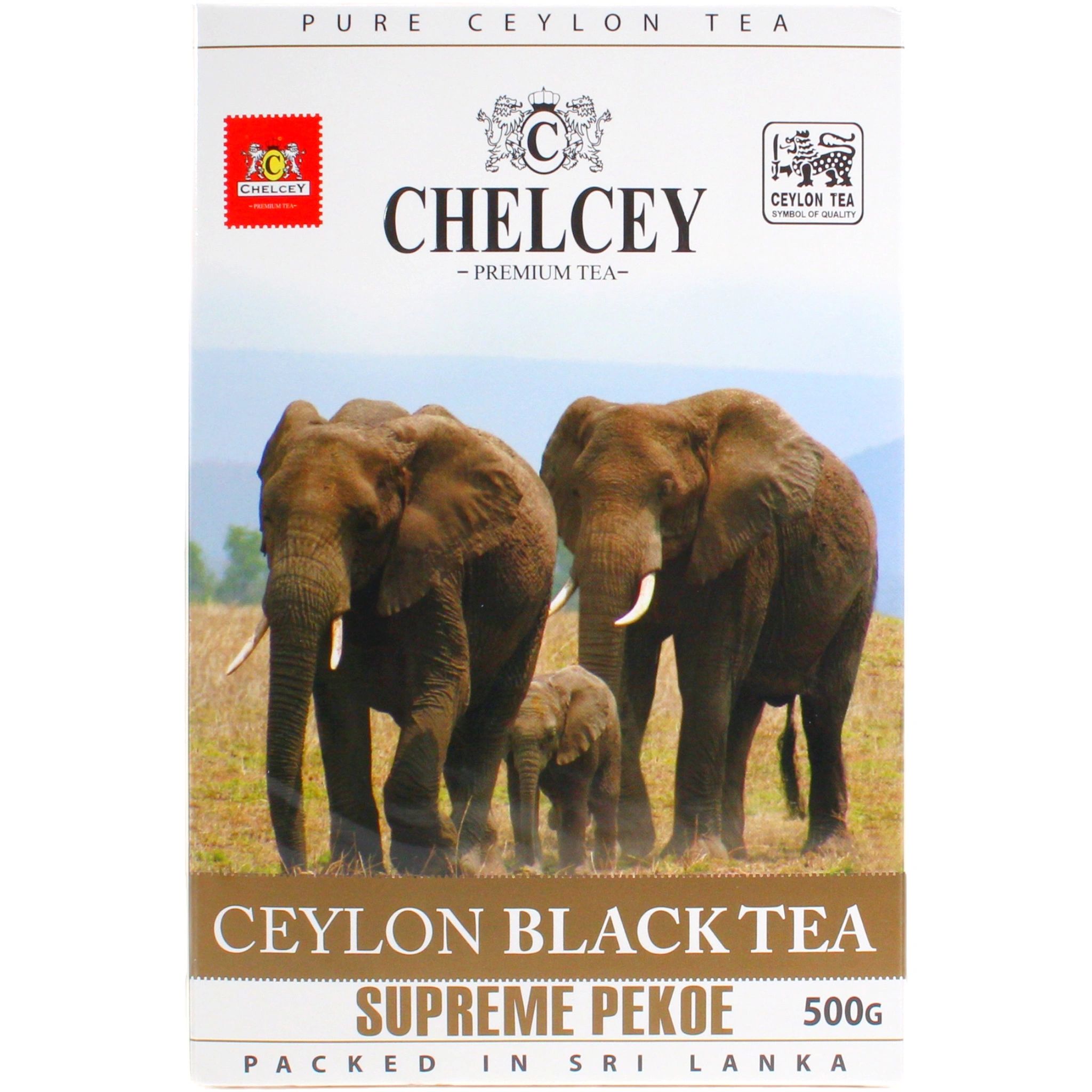 Чай Черный Chelcey Supreme Pekoe Листовой 500гр Шри-Ланка