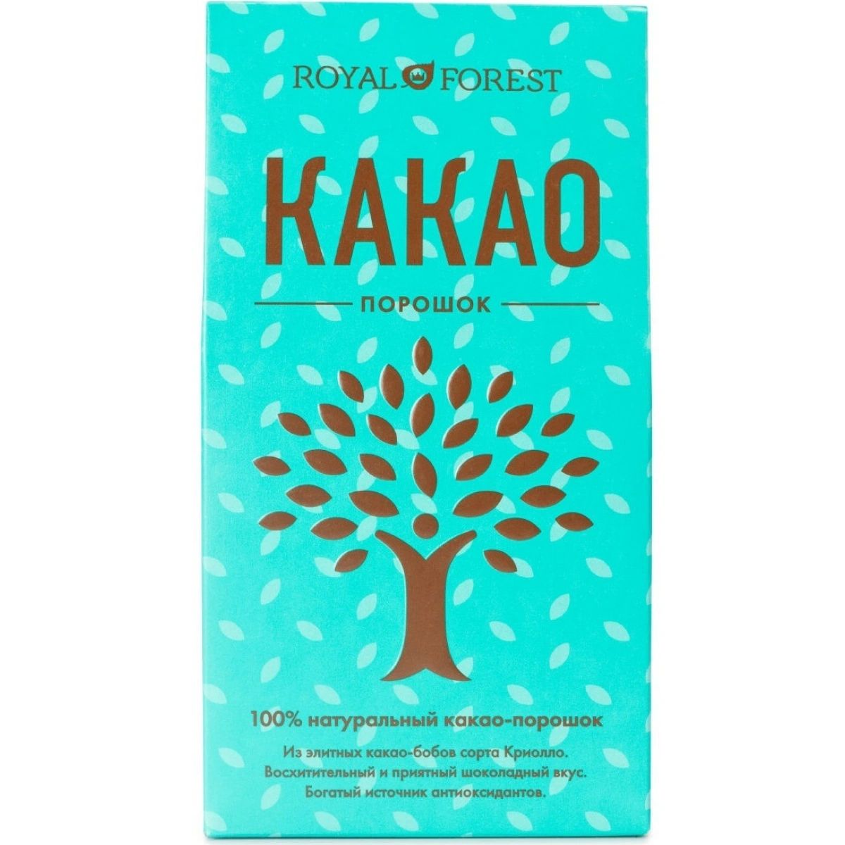 Какао Порошок Royal Forest 100% Натуральный 200гр Колумбия