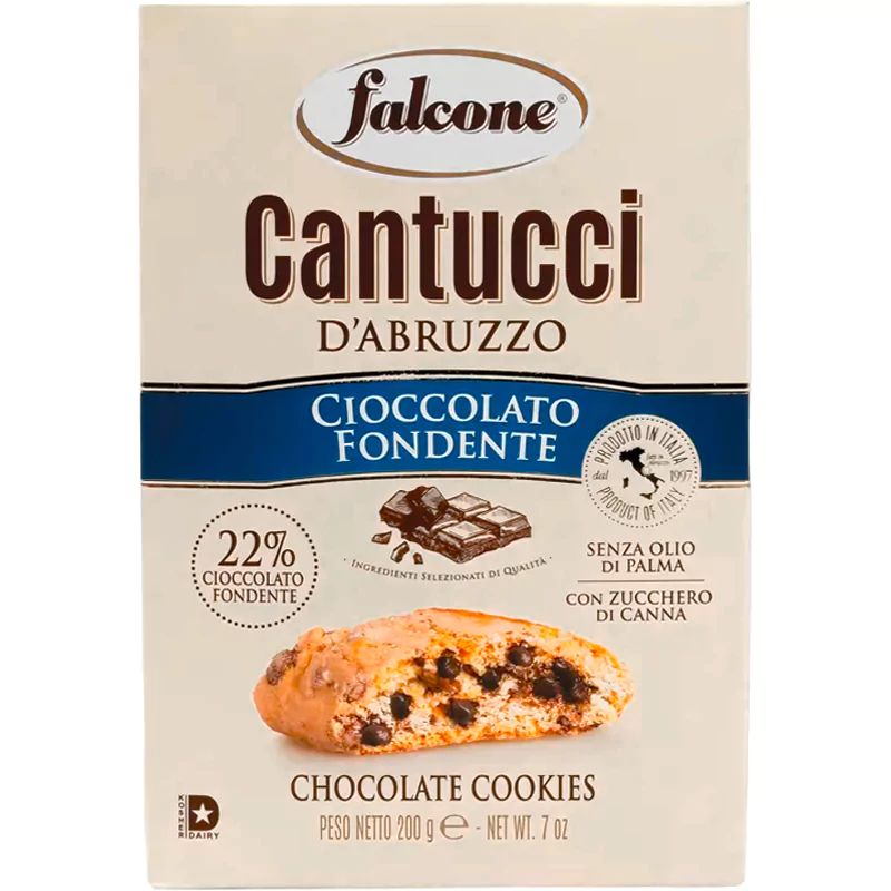 Печенье с Темным Шоколадом Cantucci 200гр Италия