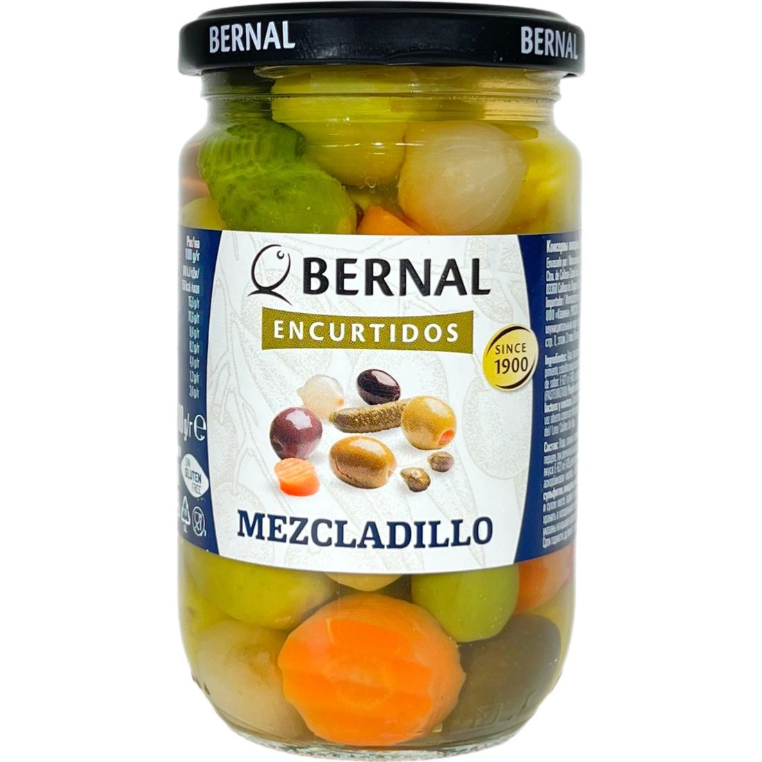 Смесь Овощная Bernal Оливки, Каперсы, Овощи 300гр Испания