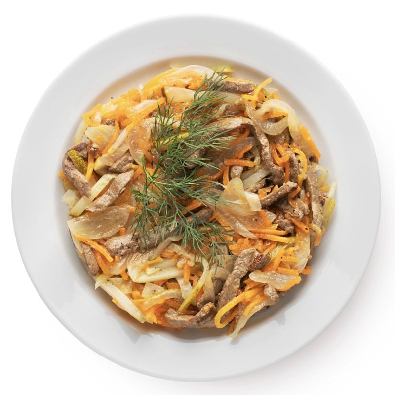 Салат Обжорка с Копченой Курицей 205гр