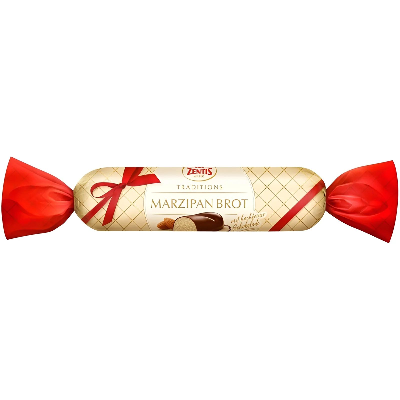 Марципановый Батончик Marzipan Brot с Какао Zentis 100гр Германия