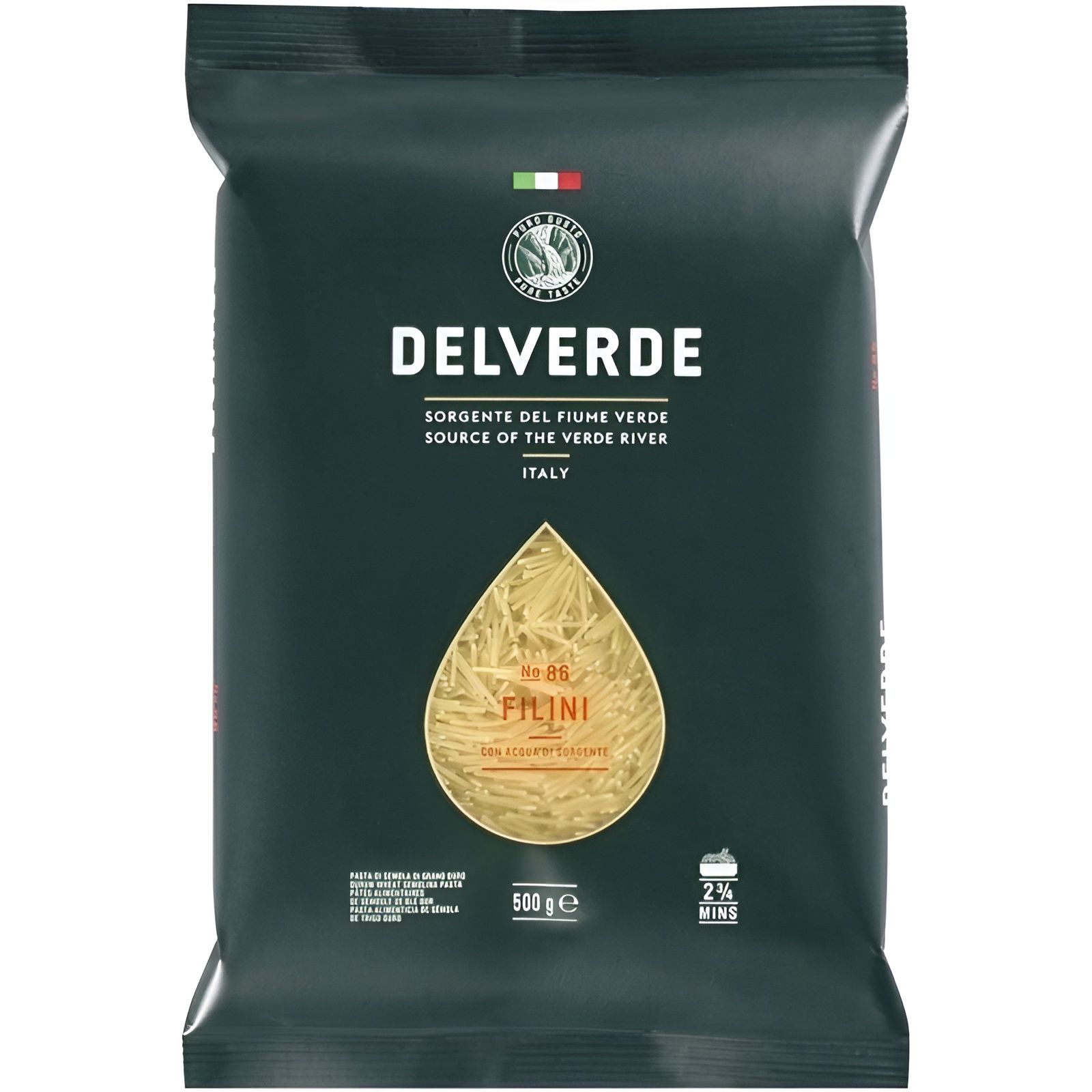 Макароны DELVERDE №86 Филини 500гр Италия