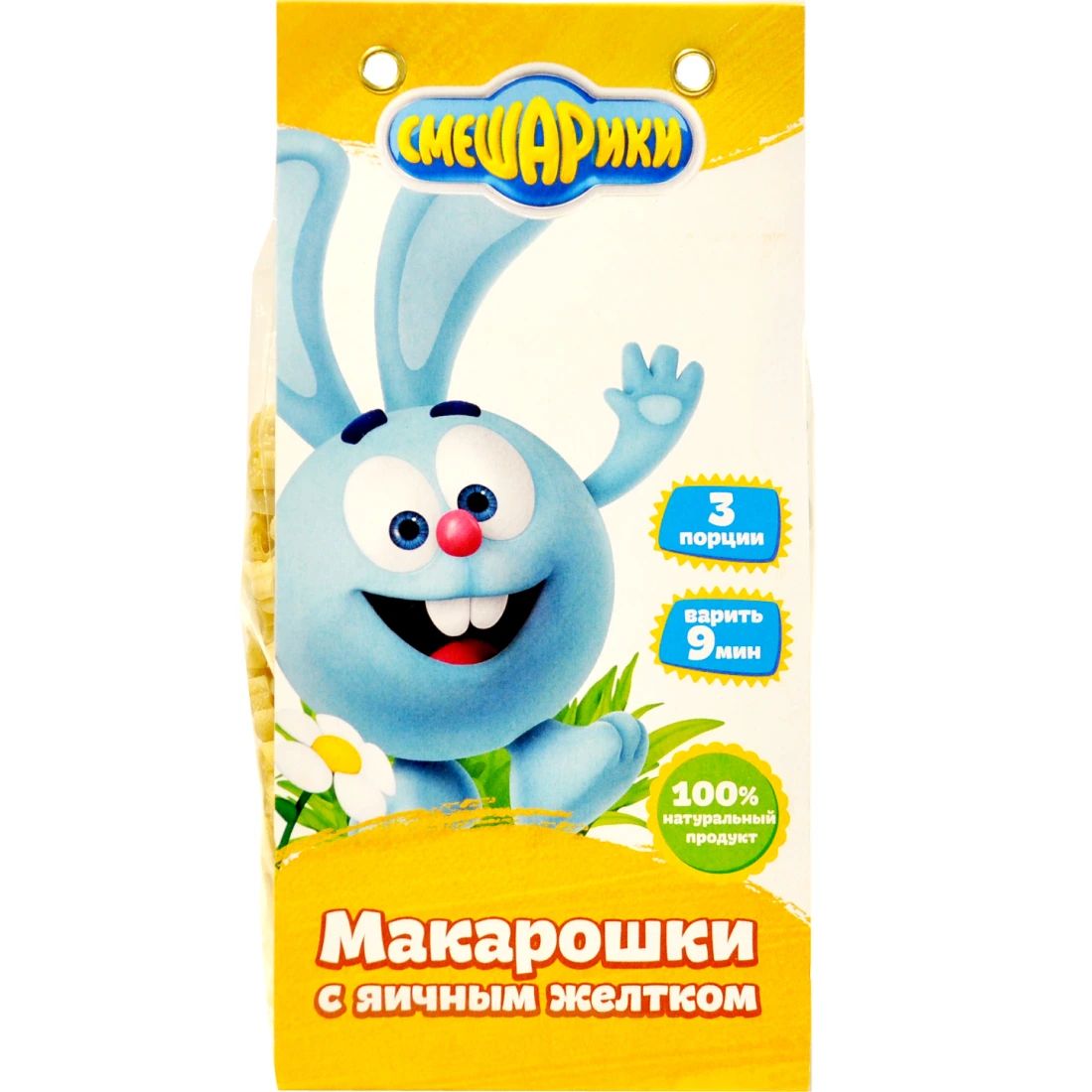 Макароны с Яичным Желтком Смешарики 250гр Россия