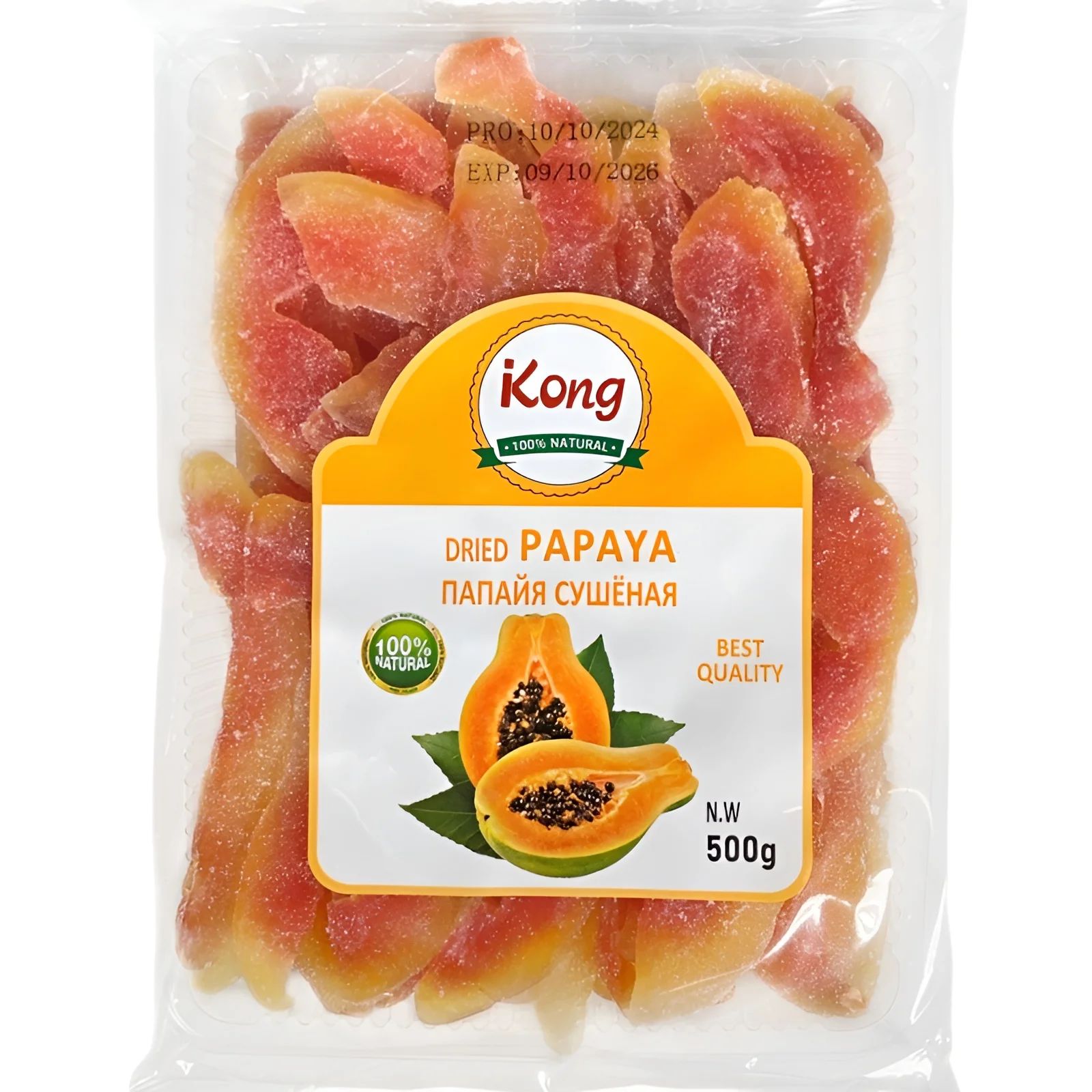Папайя сушеная KONG 500гр Вьетнам