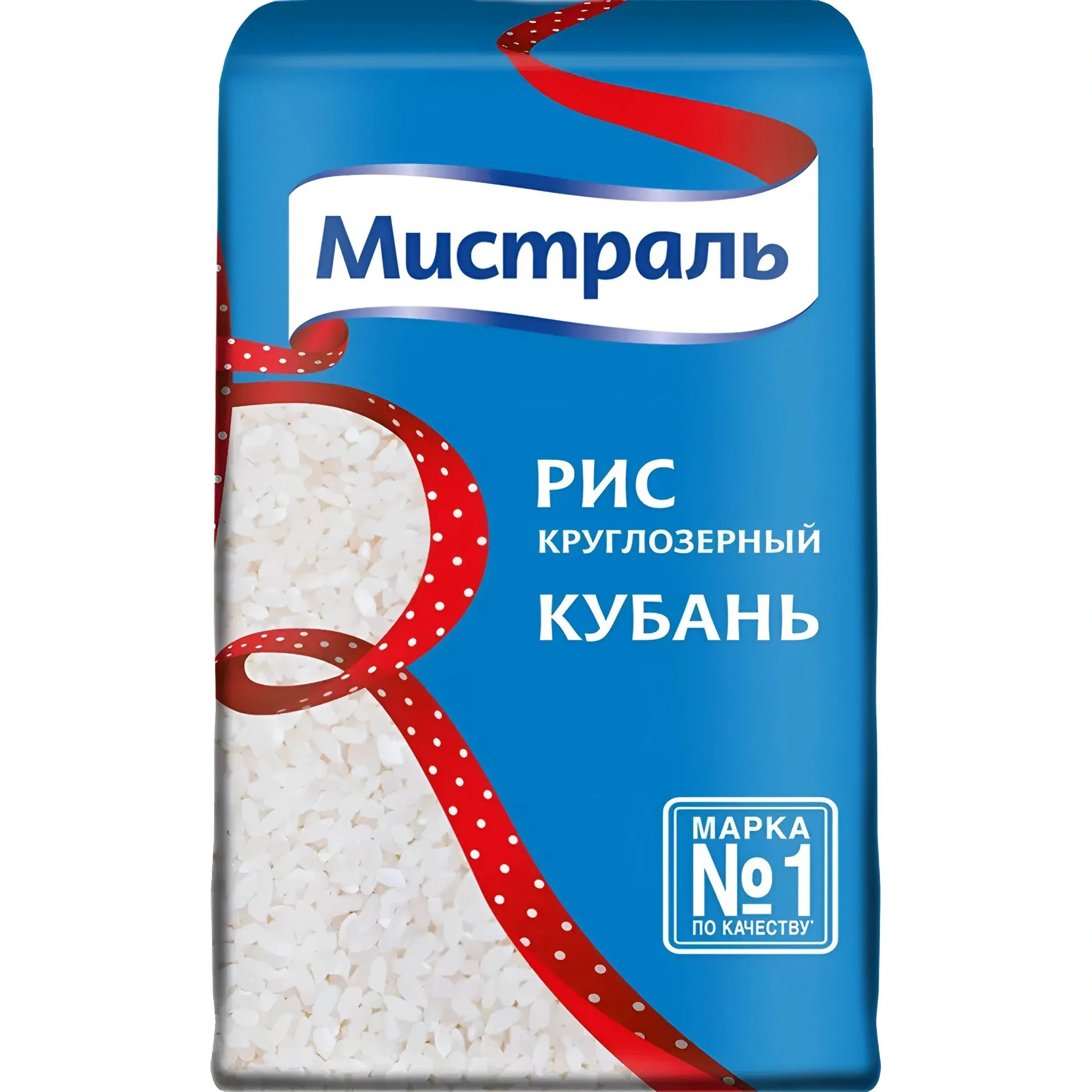 Крупа Рис Круглозерный Кубань Мистраль 900гр Россия