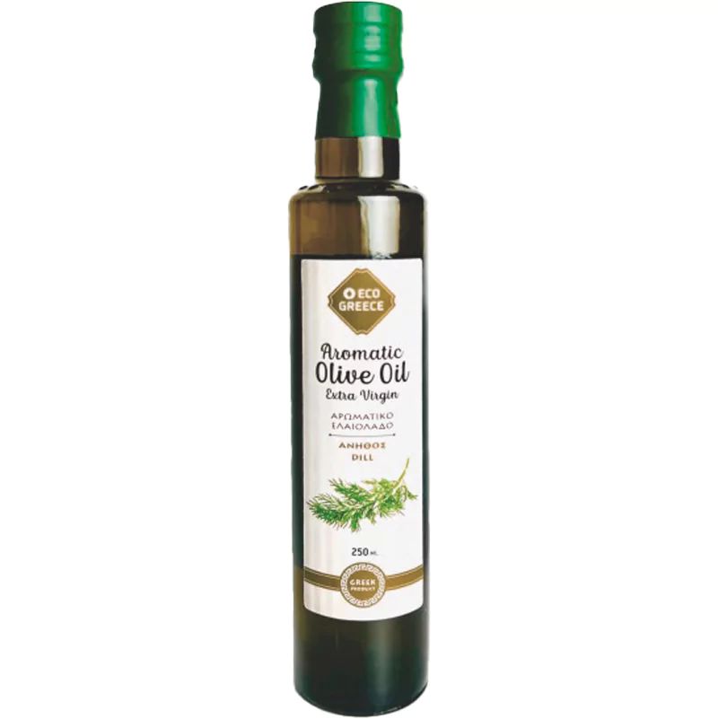 Оливковое масло EVROS с укропом Extra Virgin 0,25л Греция