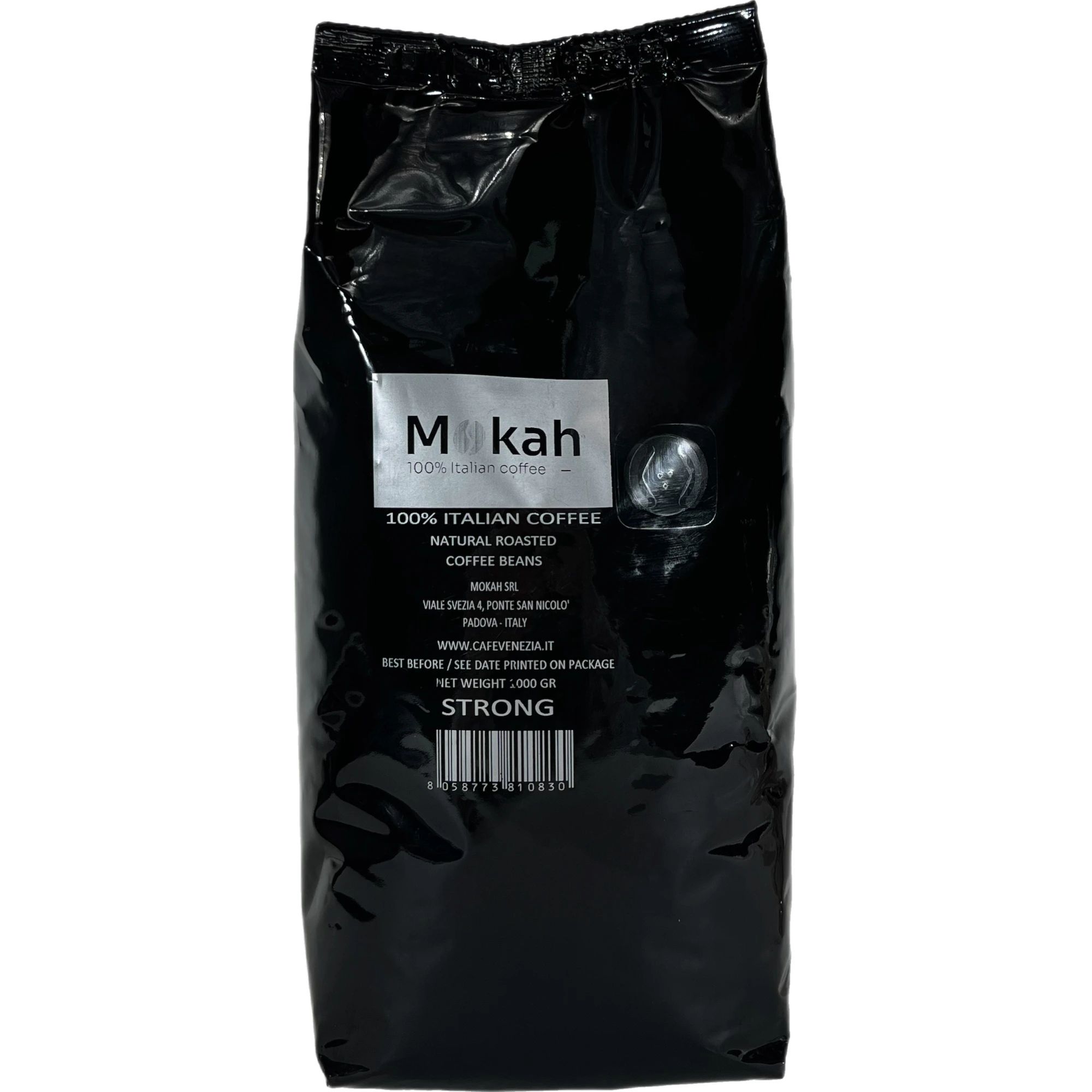 Кофе в Зернах Mokah Strong 1000гр Италия