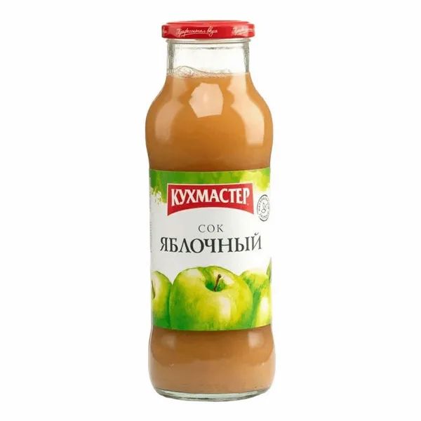 Сок Яблочный с Мякотью Кухмастер 0,68л Россия